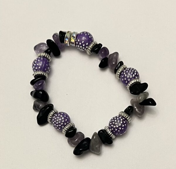 Bracelet pierres baroques lithothérapie